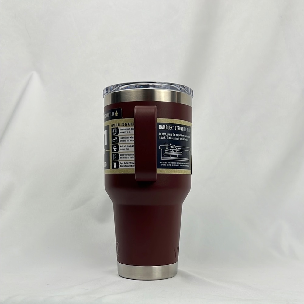 YETI Rambler 30 oz Mug - Wild Vine - Burgundy - NWT - Picture 2 of 7